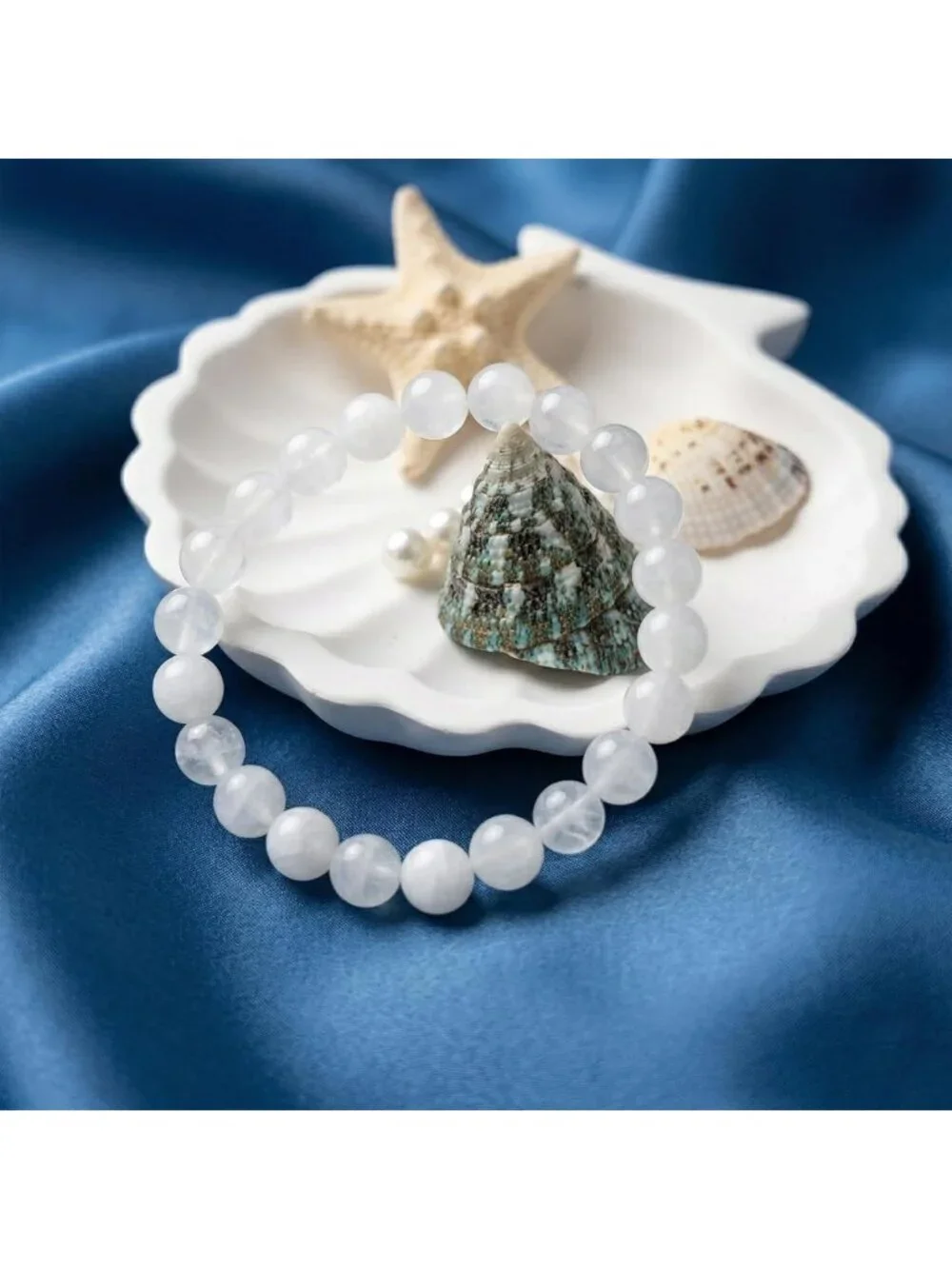 Nature Gemstone Crystal Stretch Bracelet for Women - 8mm Healing Jewelry Gift